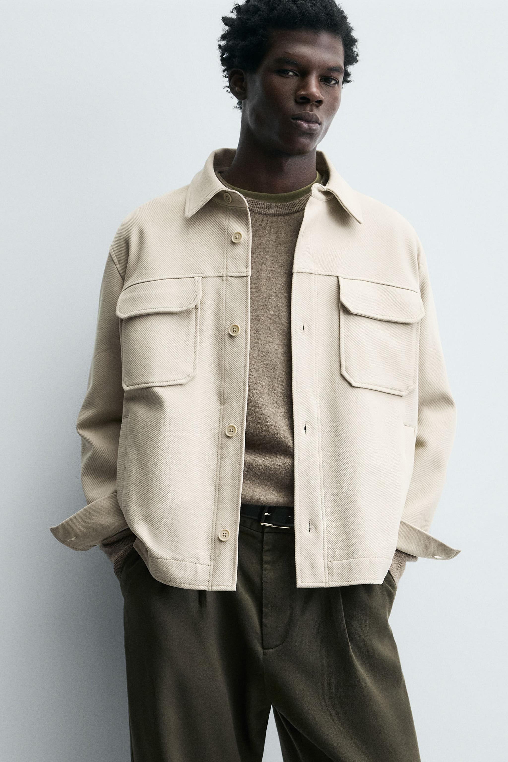 COMFORT TEXTURED OVERSHIRT